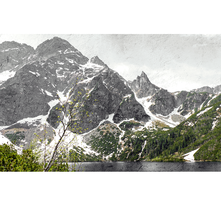 Store enrouleur bureau montagne polonaise zakopane - TenStickers