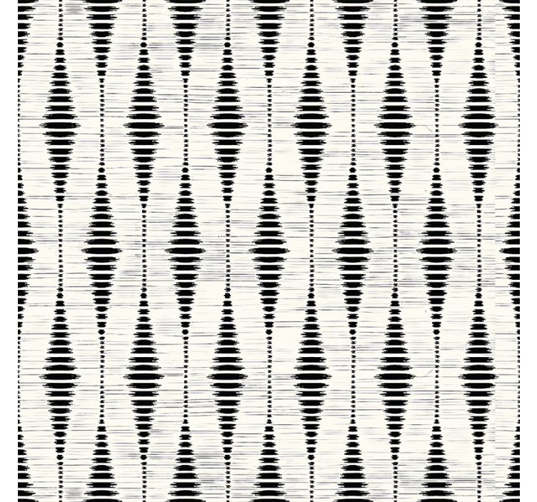 Store enrouleur moderne ikat noir rabaul - TenStickers