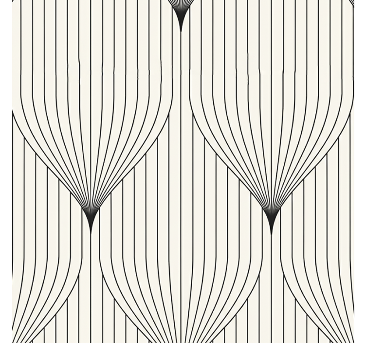 Store enrouleur moderne déco plume symétrique - TenStickers