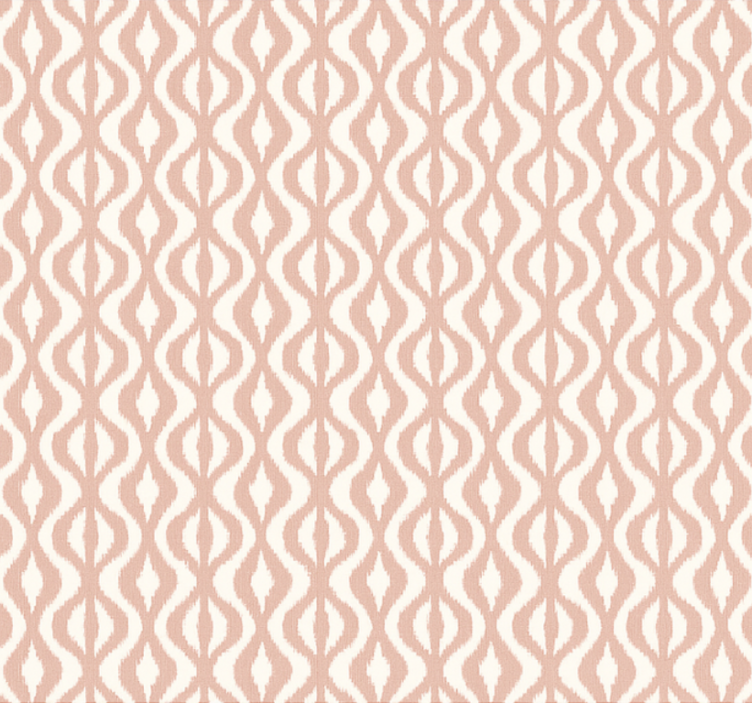 Store enrouleur moderne rose poudré ikat géométrique - TenStickers