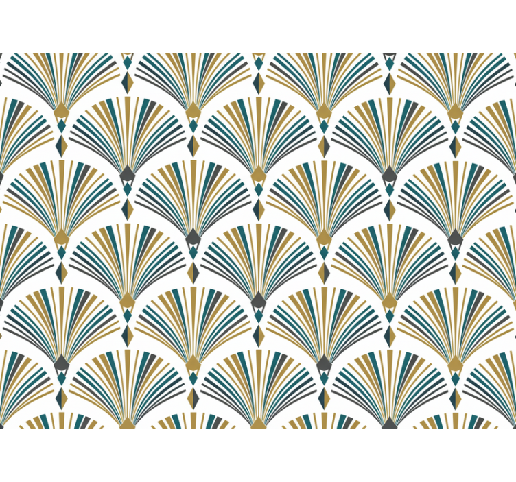 Store enrouleur moderne fresque vintage gatsby - TenStickers