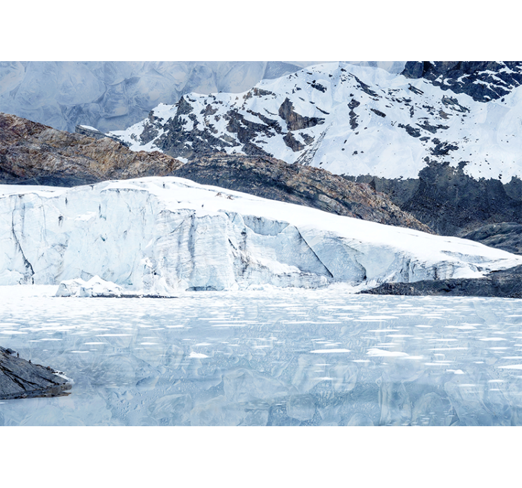 Store enrouleur bureau glacier pastoruri - TenStickers