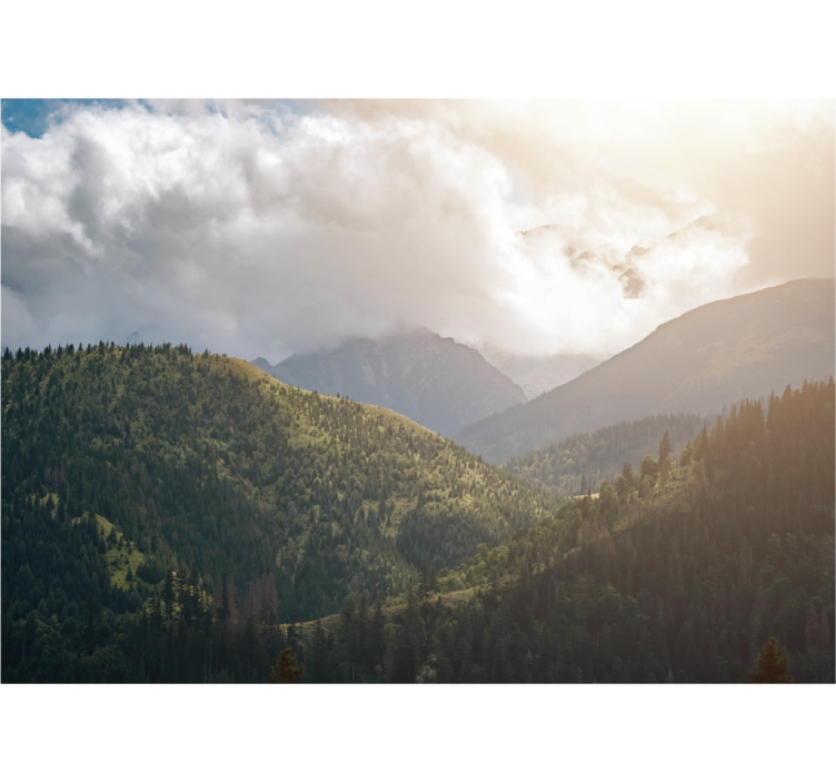 Store enrouleur bureau parc national de tatra - TenStickers
