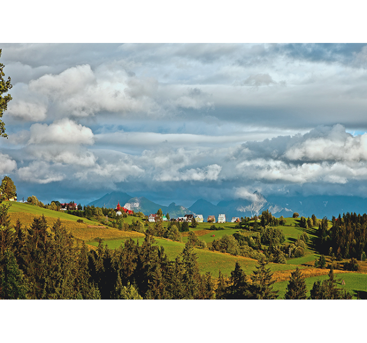 Store enrouleur bureau paysage des tatras - TenStickers