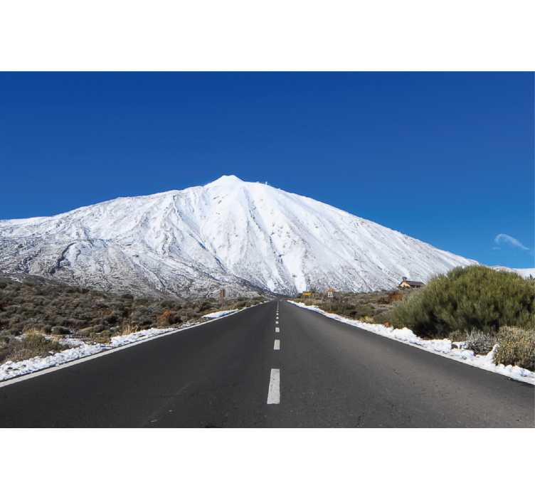 Store enrouleur bureau route vers le teide - TenStickers