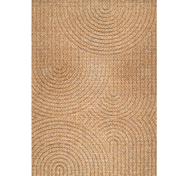 Store enrouleur beige effet tissu arqué - TenStickers