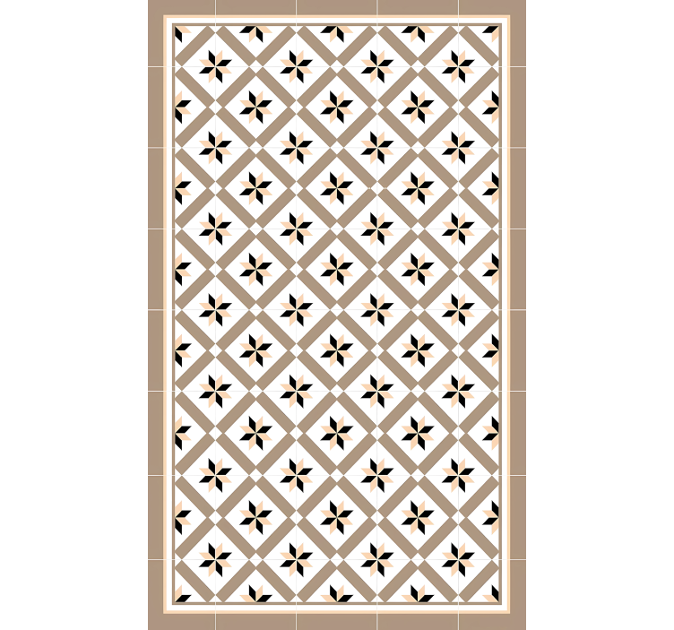 Store enrouleur beige marron hydraulique - TenStickers