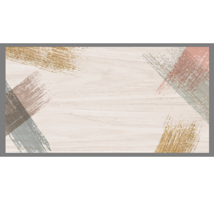 Store enrouleur beige motif bois gravé - TenStickers