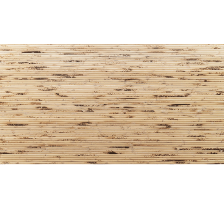 Store enrouleur beige à motifs de bâtons en bois clairs - TenStickers