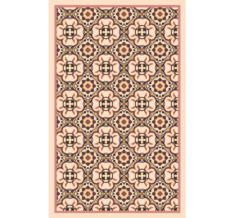 Store enrouleur chambre motifs carreaux vintage - TenStickers