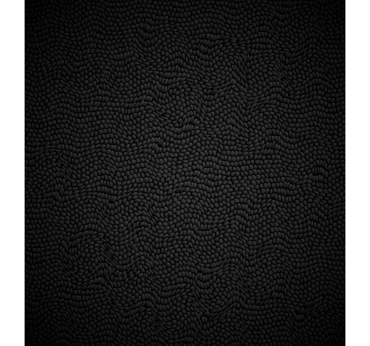 Store enrouleur chambre imitation fourrure noire - TenStickers