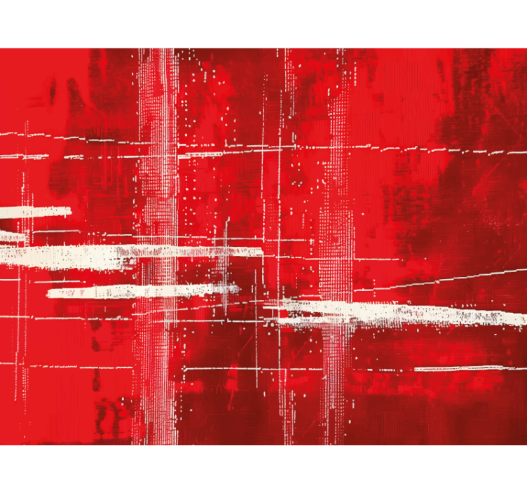Store enrouleur chambre motif lignes modernes - TenStickers