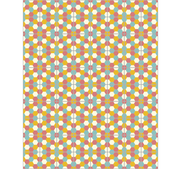 Store enrouleur chambre motif géométrique - TenStickers