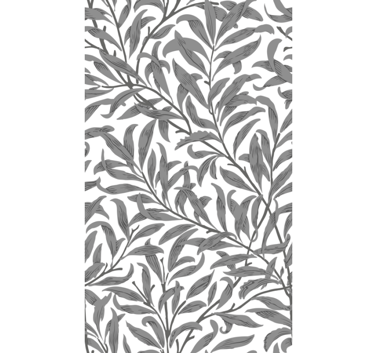 Store enrouleur floral Élément floral gris - TenStickers