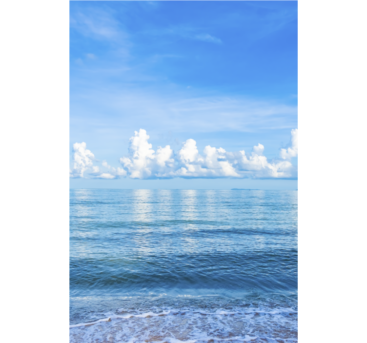 Store enrouleur mer calme et nuages - TenStickers