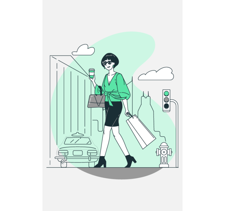 Store enrouleur autres vie urbaine élégante - TenStickers