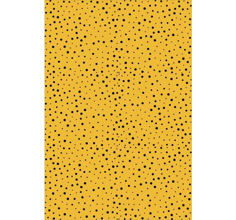 Store enrouleur motif jaune à pois - TenStickers
