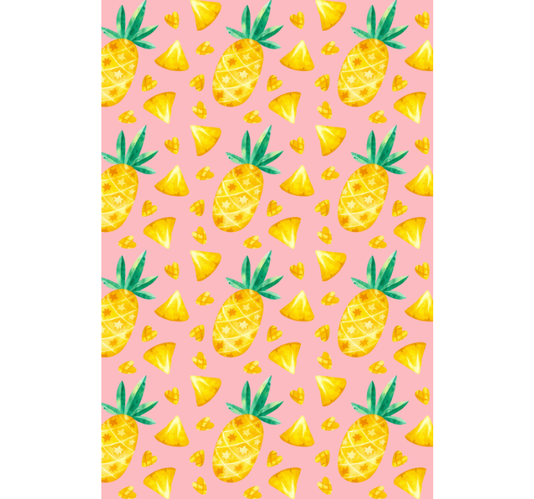 Store enrouleur fruits et légumes motif ananas délice - TenStickers