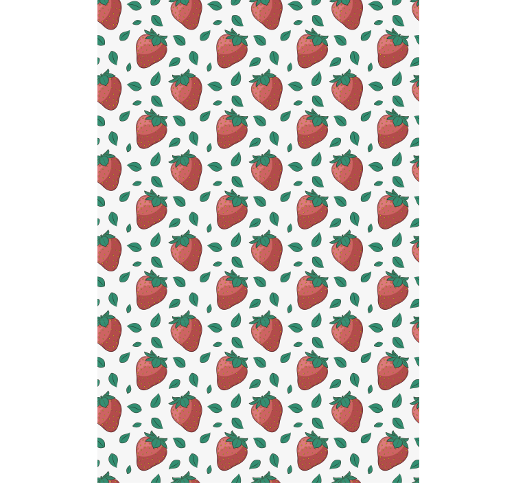 Store enrouleur fruits et légumes motif de fraise fraîche - TenStickers