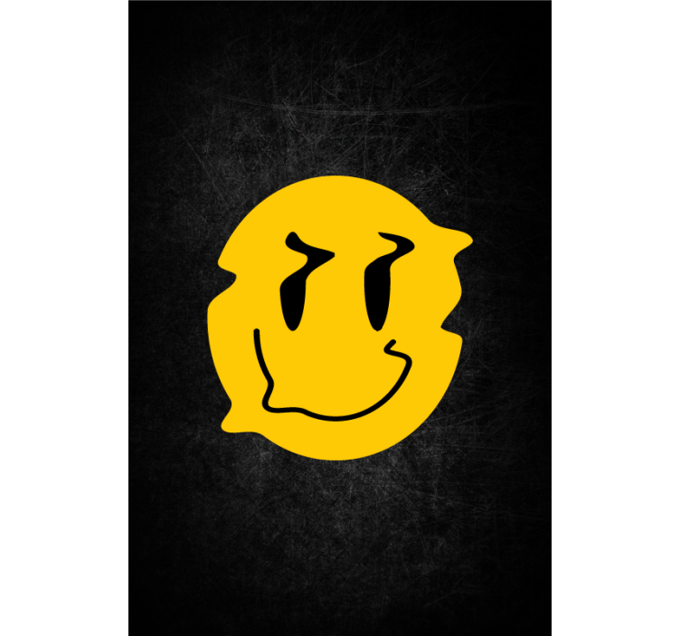 Store enrouleur geek conception de visage souriant - TenStickers