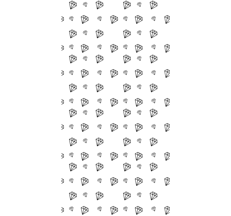 Store enrouleur original diamants noirs et blancs - TenStickers