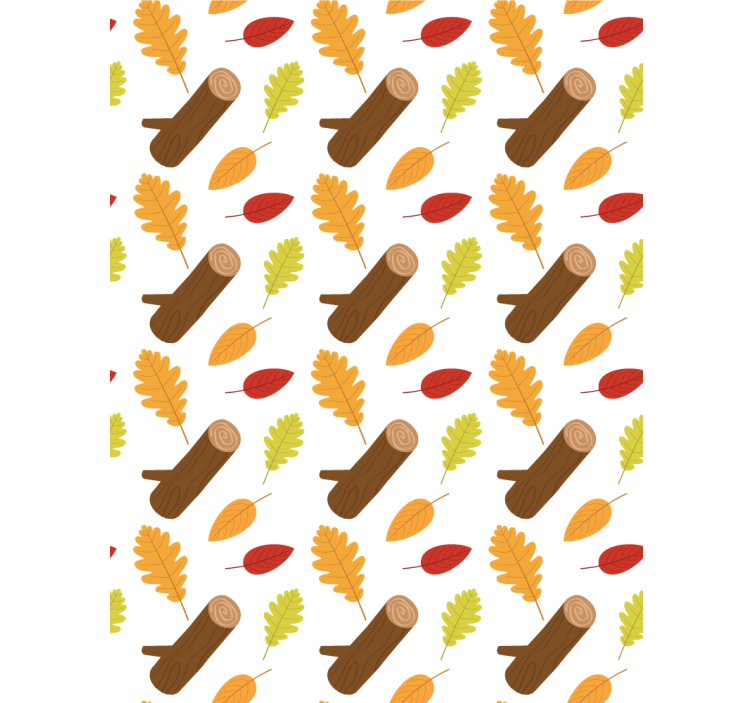 Stores enrouleurs fleurs et plantes motif feuilles d'automne - TenStickers
