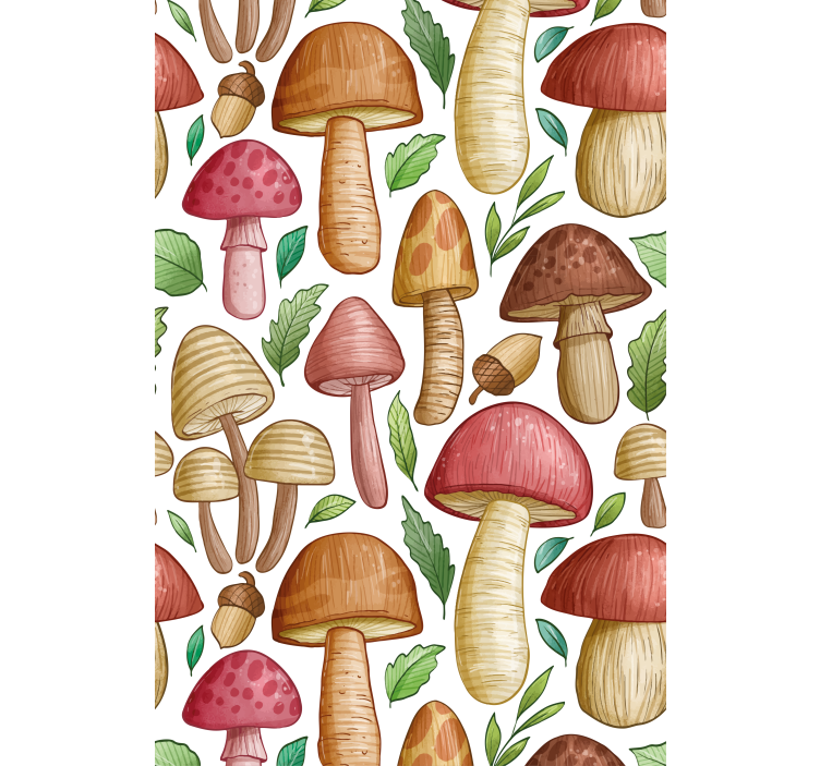 Store enrouleur fruits et légumes collection de champignons - TenStickers