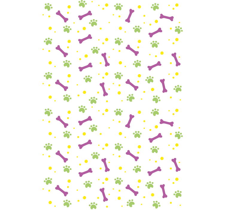 Store enrouleur animaux pattes et os - TenStickers