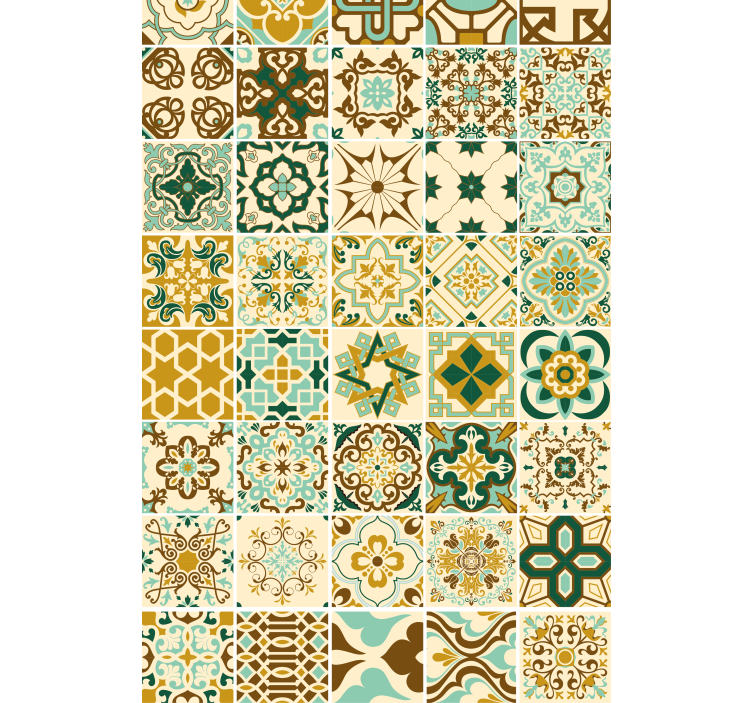 Store enrouleur textures et motifs mosaïque géométrique - TenStickers