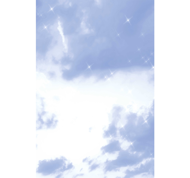 Store enrouleur nuage ciel doux - TenStickers