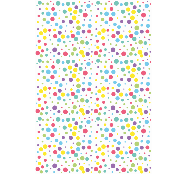 Store moderne à pois colorés - TenStickers