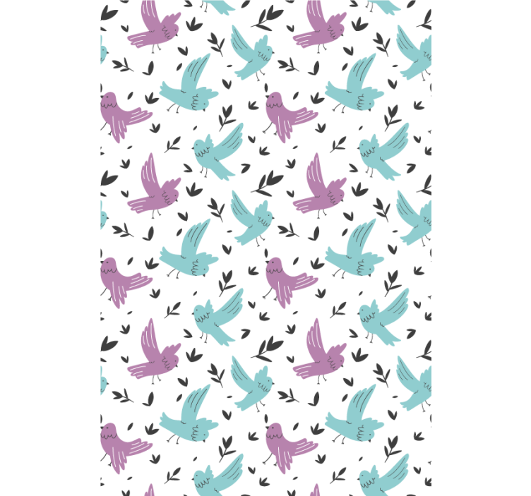 Store enrouleur animaux motif aviaire vibrant - TenStickers