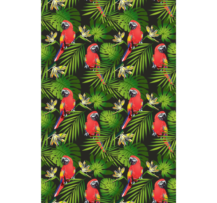 Store enrouleur animaux perroquets tropicaux colorés - TenStickers