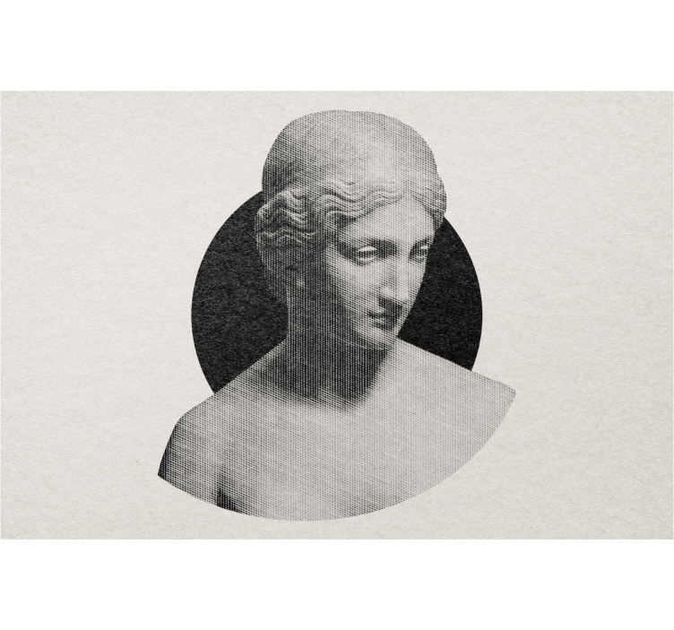 Store enrouleur bande dessinée buste sculpté traditionnel - TenStickers