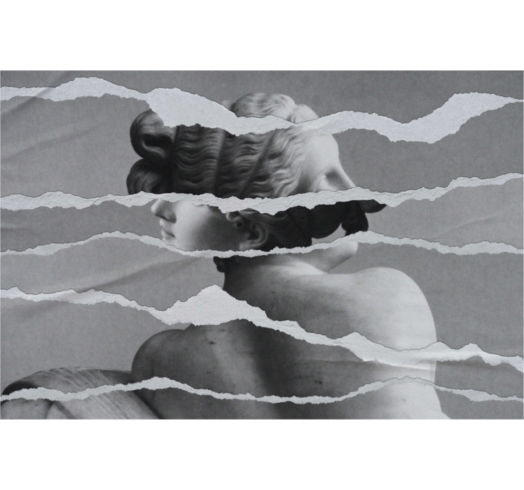 Store enrouleur bande dessinée buste sculpture hommage - TenStickers