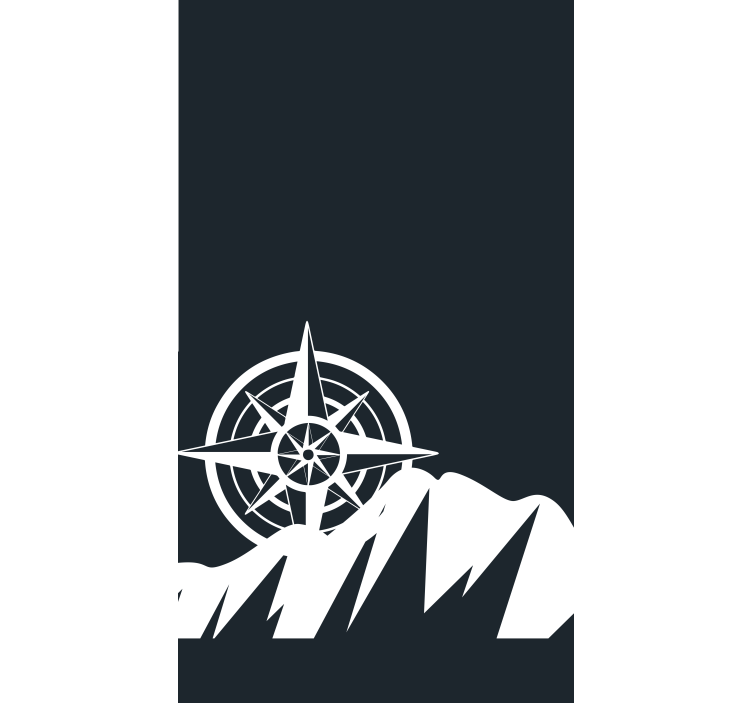 Store original style montagne avec une boussole - TenStickers