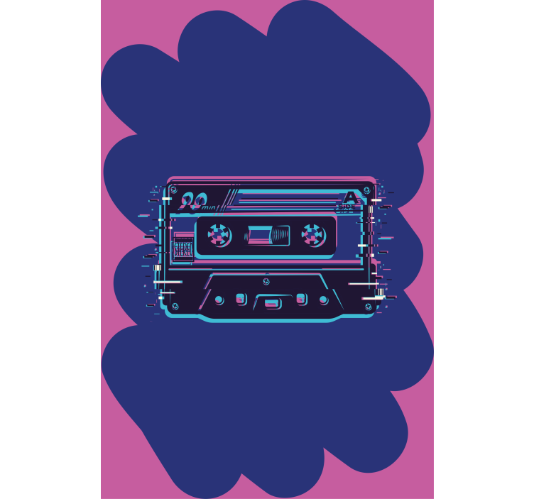 Store enrouleur gamer llustration de cassette rétro - TenStickers