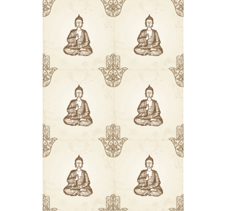 Store enrouleur motif zen modèles de symboles de bouddha - TenStickers