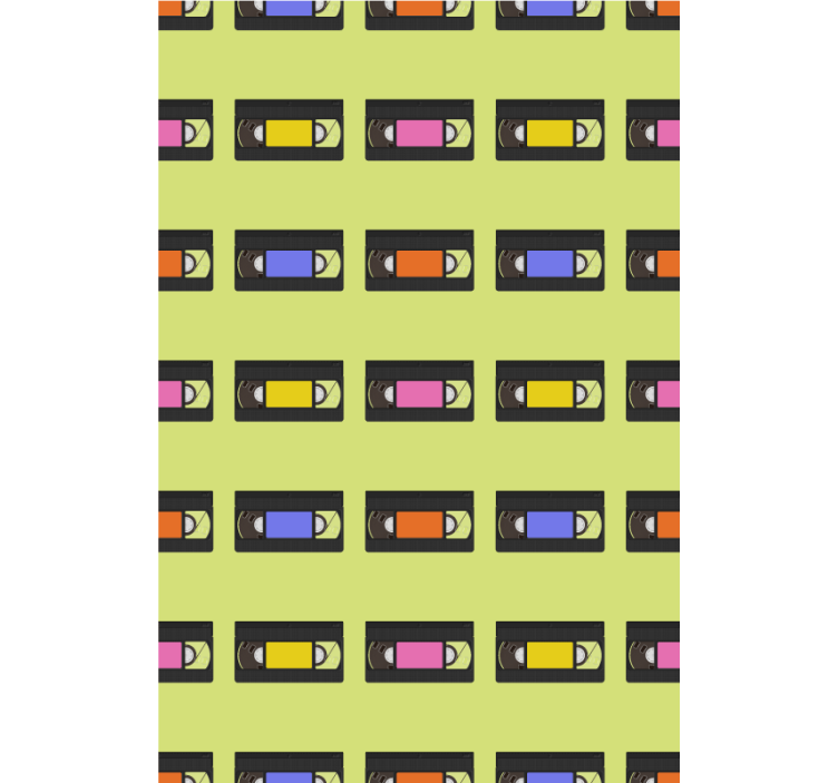 Store enrouleur gamer cassettes vidéo rétro - TenStickers