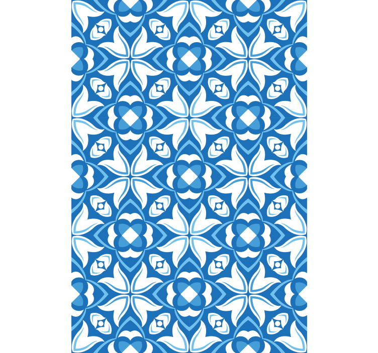 Store enrouleur textures et motifs motif bleu complexe - TenStickers