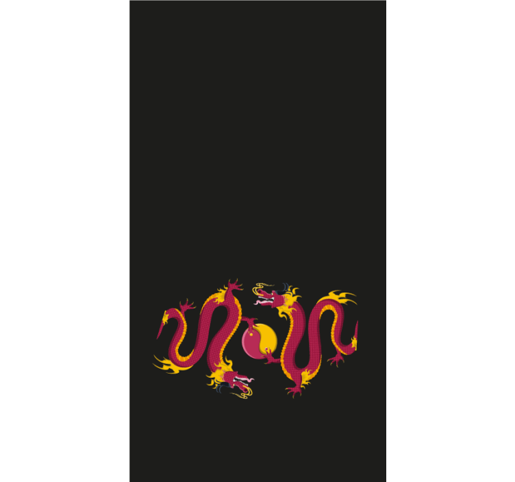 Store enrouleur animaux conception de dragon majestueux - TenStickers