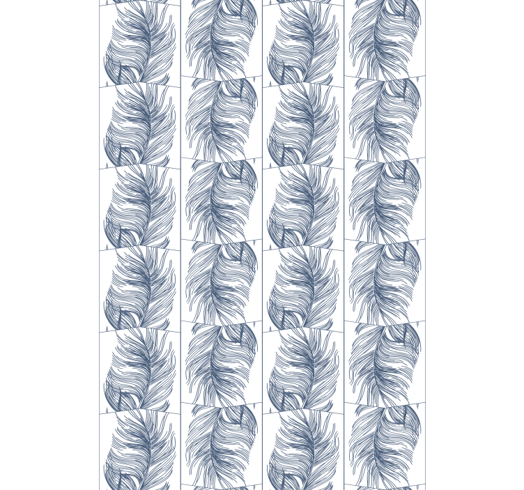 Stores enrouleurs fleurs et plantes feuilles beige stylisées - TenStickers