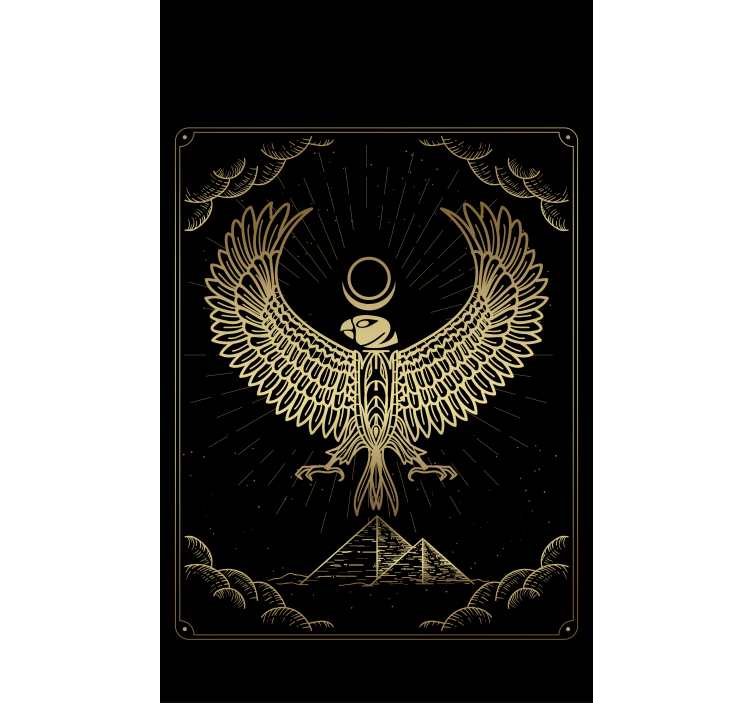 Store enrouleur original symbole du faucon doré - TenStickers