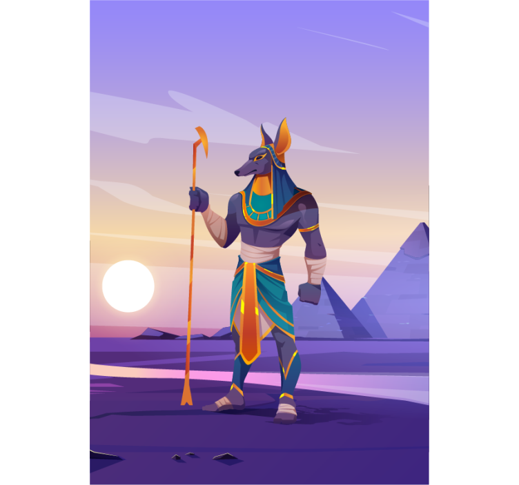 Store enrouleur super-héro figurine de gardien d'anubis - TenStickers