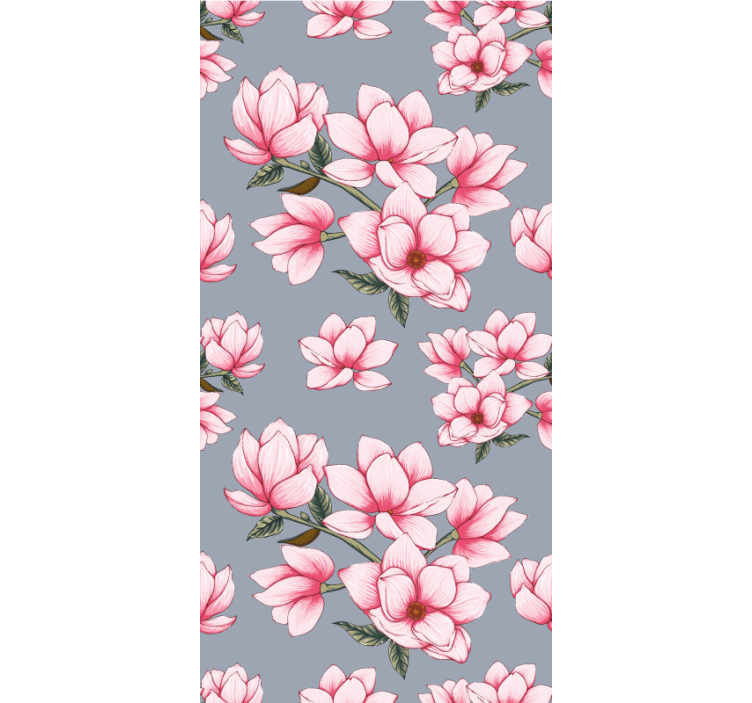 Stores enrouleurs fleurs et plantes motif fleurs de magnolia - TenStickers