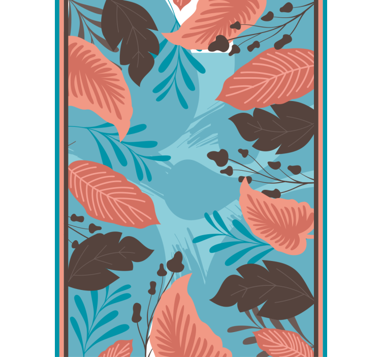 Stores enrouleurs fleurs et plantes arrangement feuillu - TenStickers