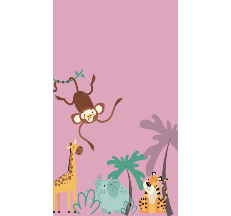 Store boho animaux dans la jungle - TenStickers