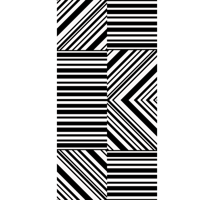 Store enrouleur textures et motifs géométriques linéaires - TenStickers