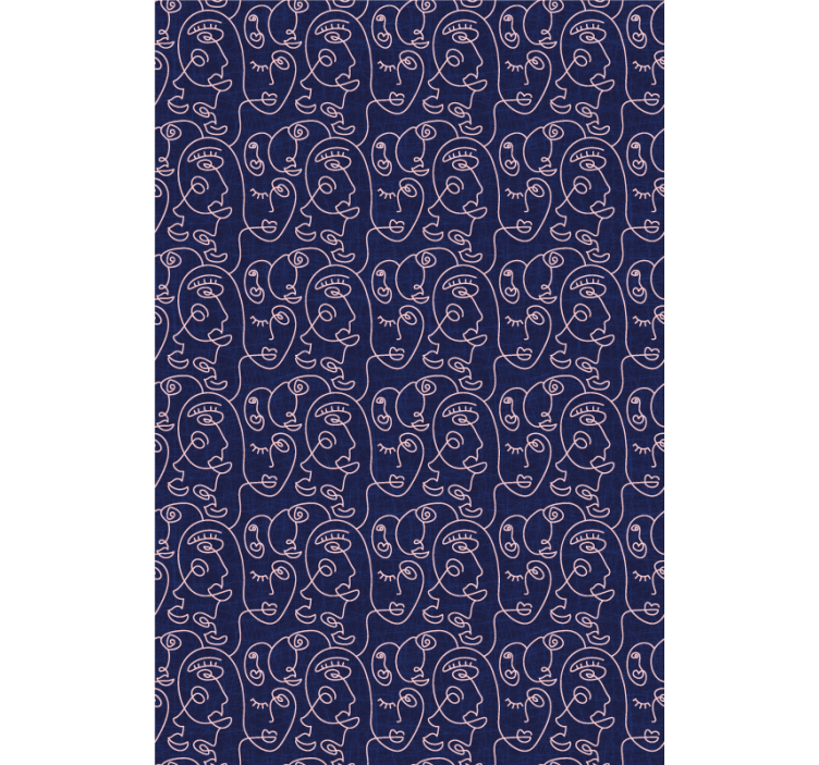 Store enrouleur bande dessinée motif de visage abstrait - TenStickers