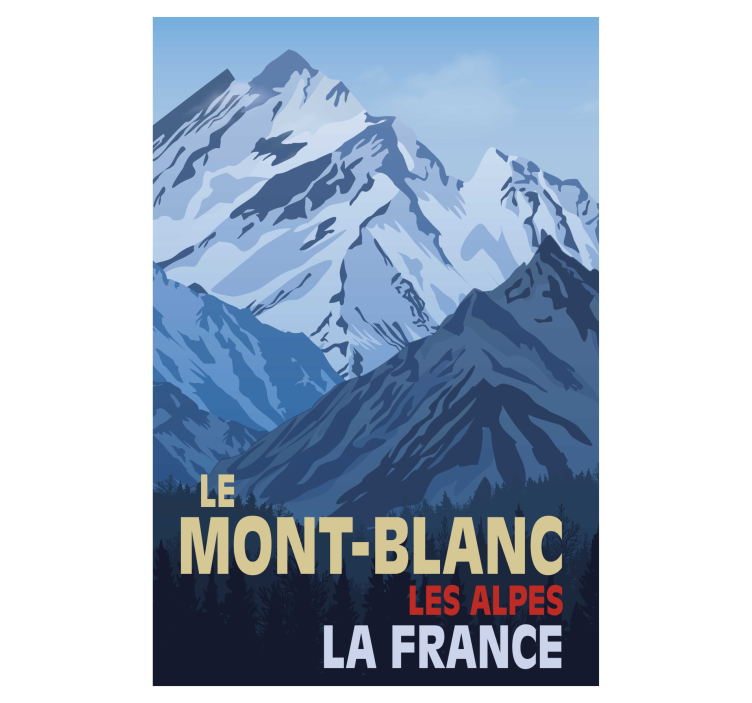 Store Mont-Blanc retro vintage - TenStickers